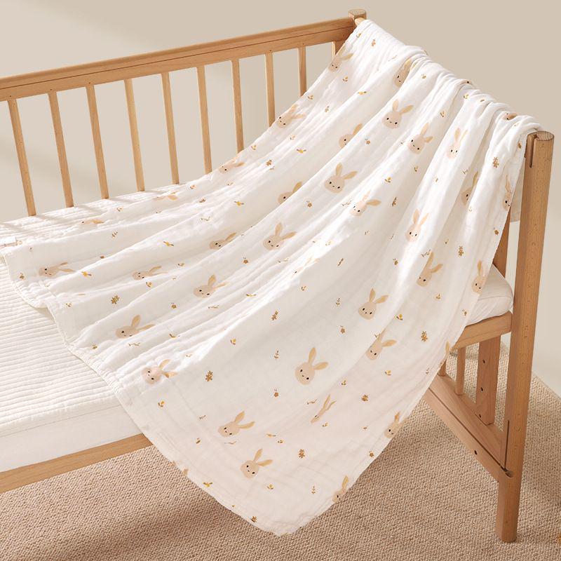 Супермягкое шестислойное хлопковое детское банное полотенце и пеленка