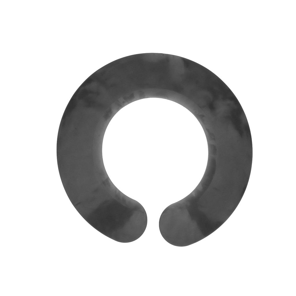 Воротник для стрижки волос Прочный Легко чистится Водонепроницаемый Удобный Мягкий Накидка для окрашивания волос Черный