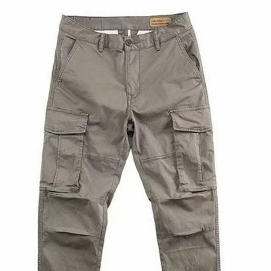 Men's Korean Style Trendy Loose-Fit Overalls: Autumn Casual Straight Pants with Multiple Pockets