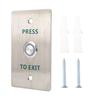 DC12~24V Metal Door Open Release Press To Exit Button Switch LED for Access Control