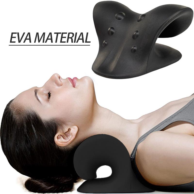 Neck and Shoulder Stretcher Neck Relaxer Cervical Traction Device Cervical Spine Correction Pillow