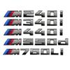 Для BMW M 5.5см Наклейка M135I M240D M340I M550D M440D M135D M760LI M140D Модифицированный Цифровой Объем Стандартный ABS Задний Логотип