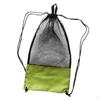 Mesh Drawstring Backpack Bag For Snorkel Scuba Diving Fins Goggles Mask 29"x13"