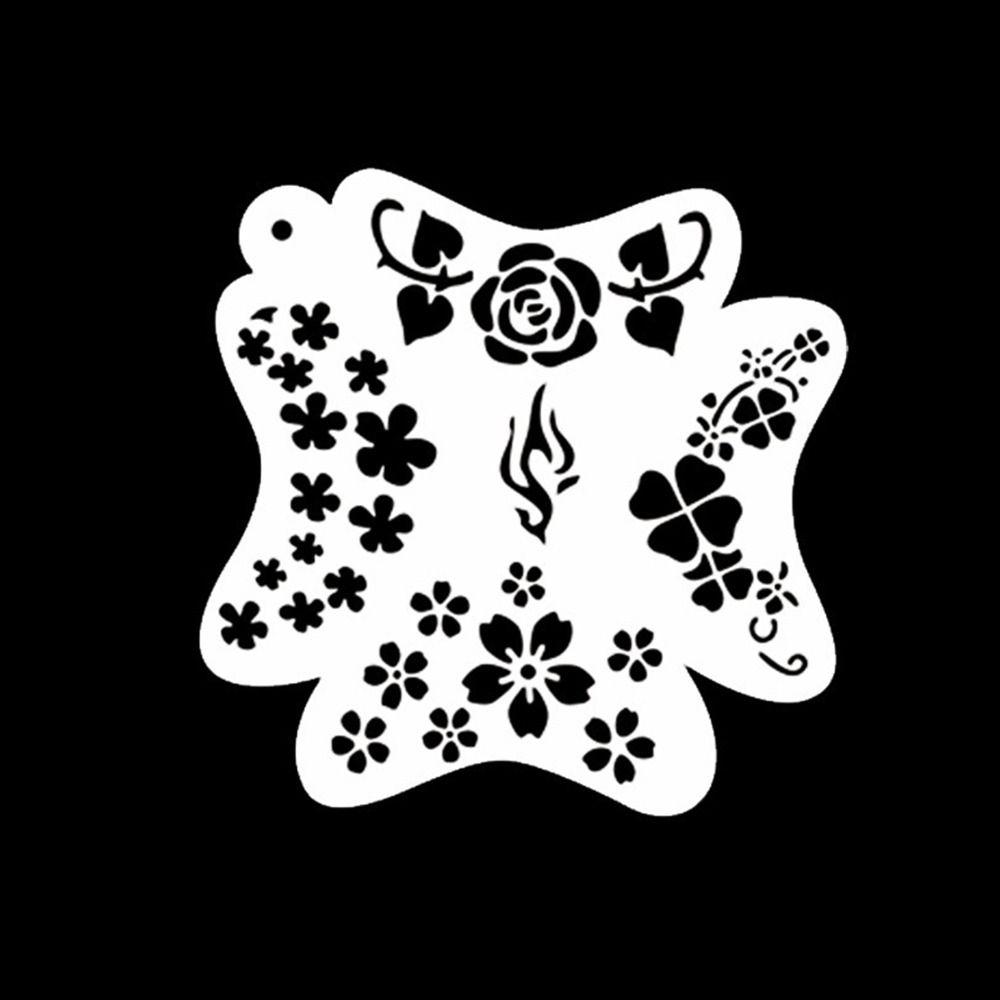 Ручная роспись лица, шаблоны для рисования, многоразовые инструменты для макияжа своими руками, трафареты для рисования боди-арта