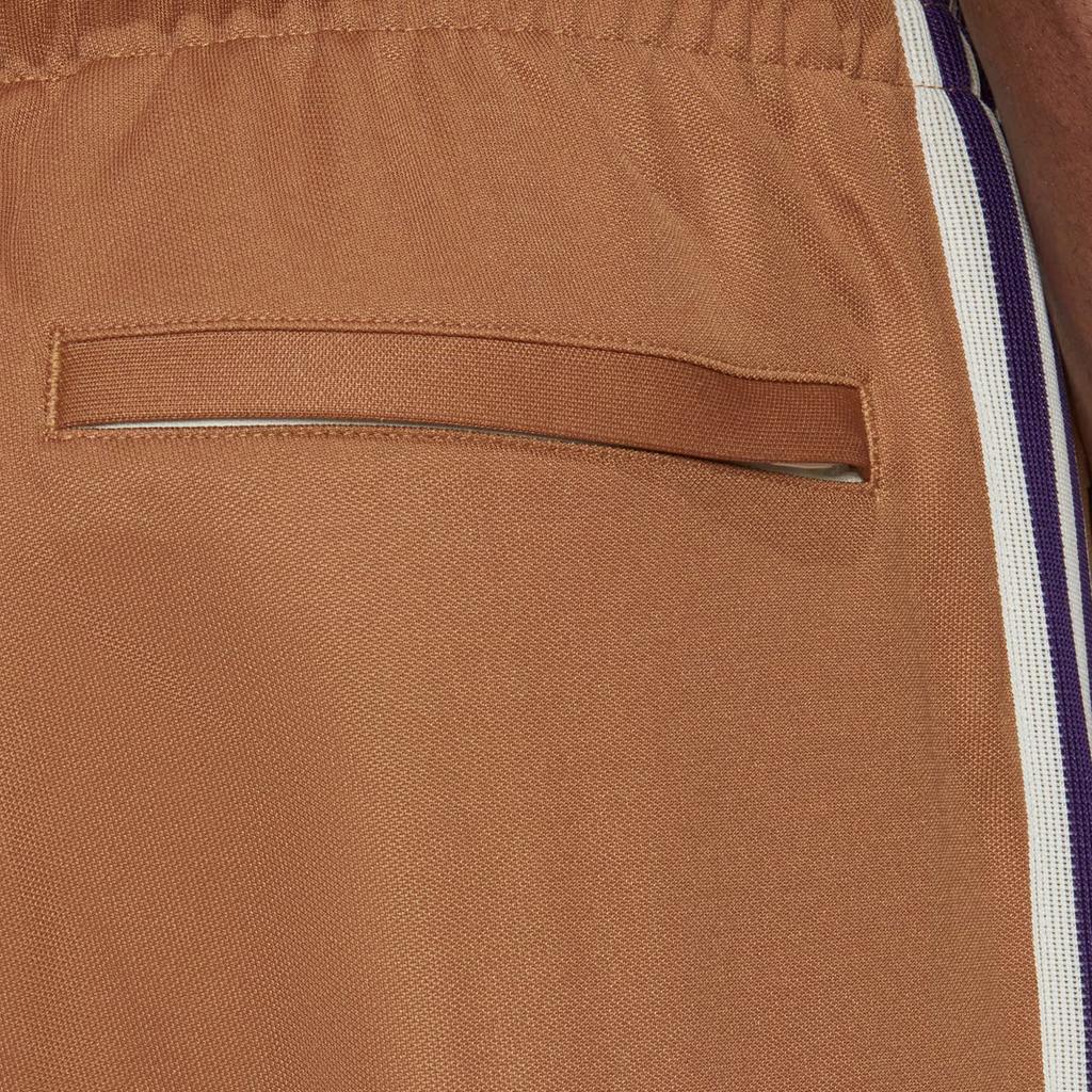 adidas Классические прямые спортивные брюки Originals в полоску с трехполосным логотипом по бокам, мужские брюки коричневого цвета IB3430