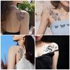 1 Sheets Semi Permanent Realistic Waterproof and Removeable Herb Tattoo Women's Back Tattoos Long Lasting