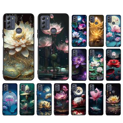 Чехол для телефона с цветком лотоса для Moto G84 G22 G32 G42 G52 G62 G53 G72 G60 G60S G100 G10 G20 G30 G13 G50 G 5G G Pure