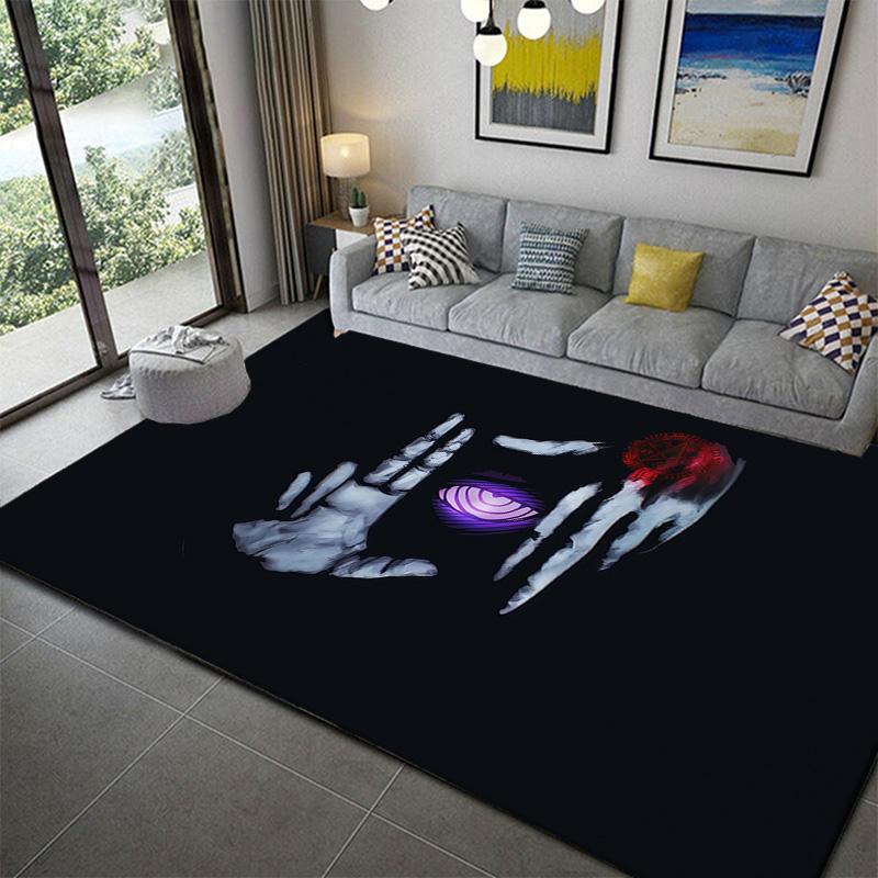 Naruto Ninja World Scene Rug Soft Washable Non-Slip Carpet for Home Decor