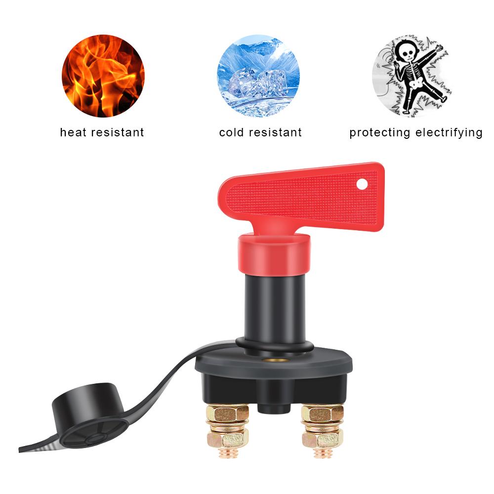 Выключатель массы аккумулятора автомобиля M8 Изолятор питания Выключатель отключения для грузовика лодки морского ATV