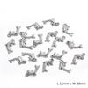 Серебряные подвески-шармы в виде животных для изготовления украшений своими руками - 10-30 штук