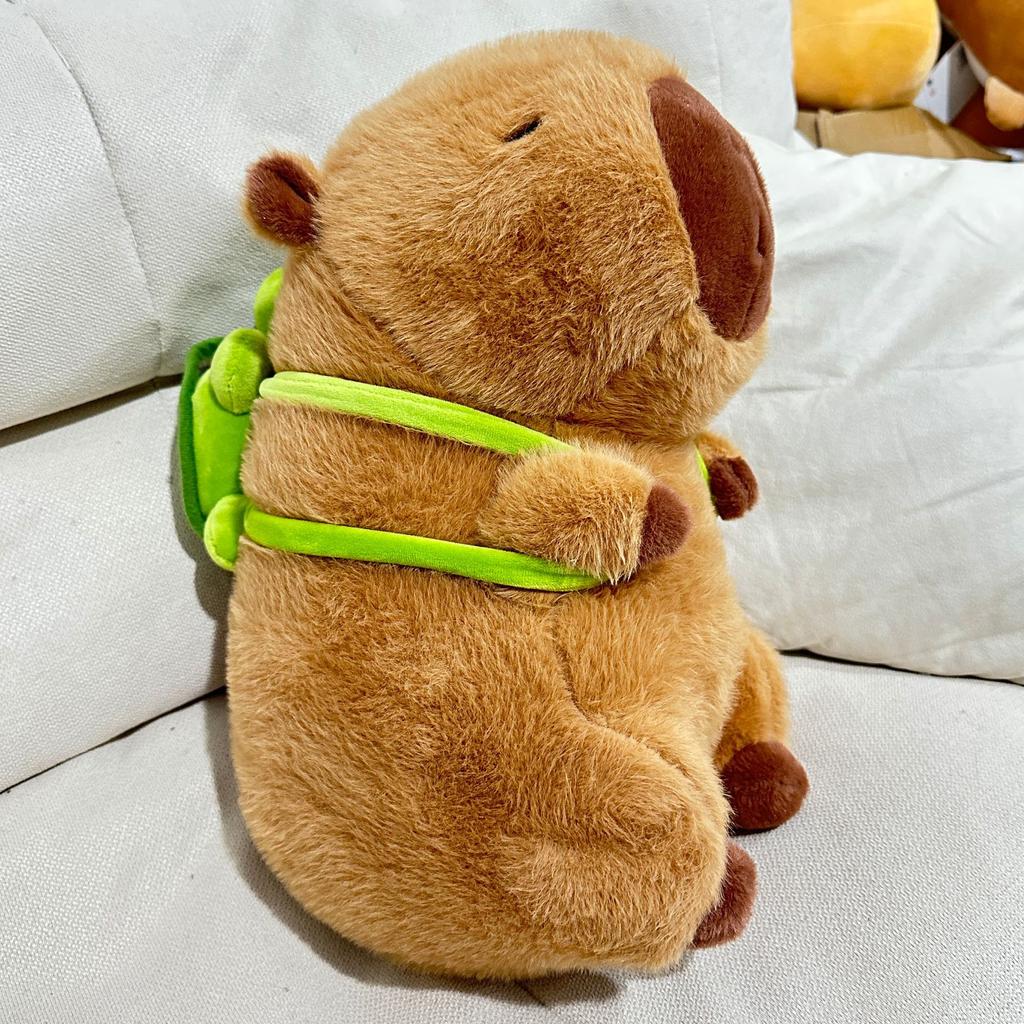 Internet Celebrity Capybara Doll Plush Doll Turtle Shell Backpack Capybara Children's Gift