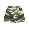 Шорты с камуфляжным принтом из французского терри, мужские, средне-оливковые, BV2839-223