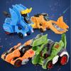Morphing Impact Inertial Toy Dinosaur Car Model Tyrannosaurus Chariot Children