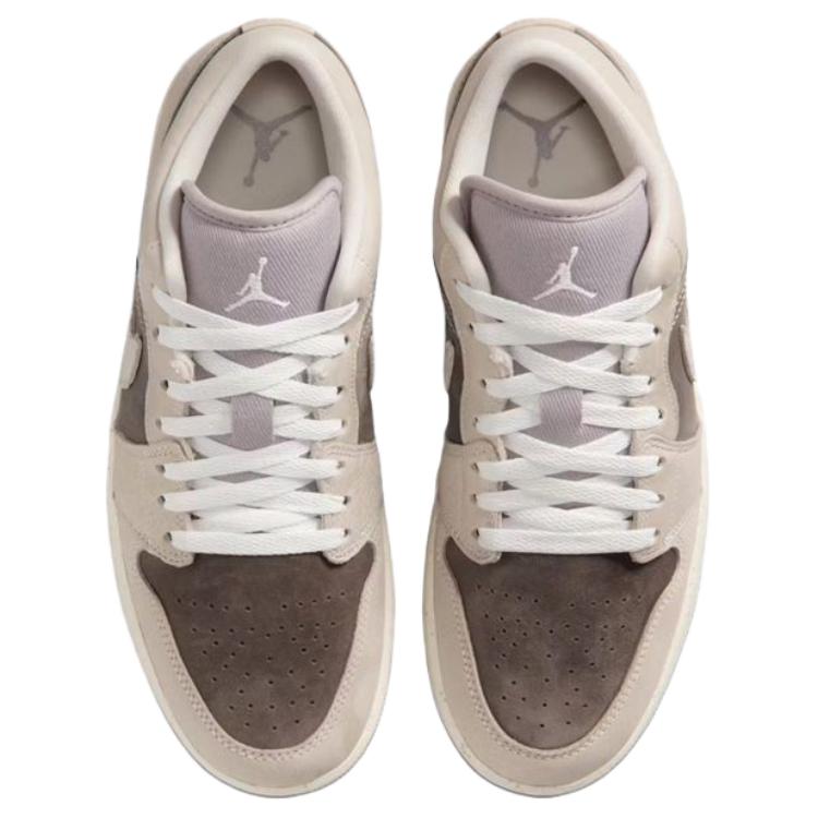 Jordan Air Jordan 1 Low Винтажные Баскетбольные Кроссовки Женские Бежево-Коричневые IB7011-001