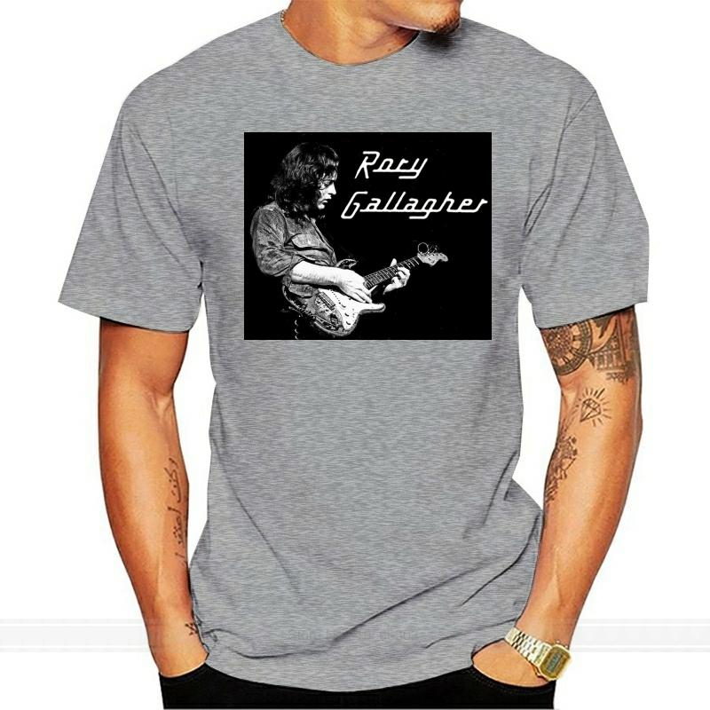 Rory Gallagher Mens Black TShirt cotton tshirt men summer fashion tshirt euro size
