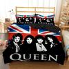 3D Печать QUEEN Рок-группа Комплект постельного белья Двуспальный Полуторный King Пододеяльник Одеяло Наволочка Для Мальчиков Девочек Взрослых Спальни