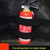 Car Trunk Fire Extinguisher Velcro Strap Bracket