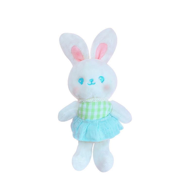 Adorable Plush Rabbit Keychain Soft Pp Cotton Stuffed Animal Cute Hanging Doll