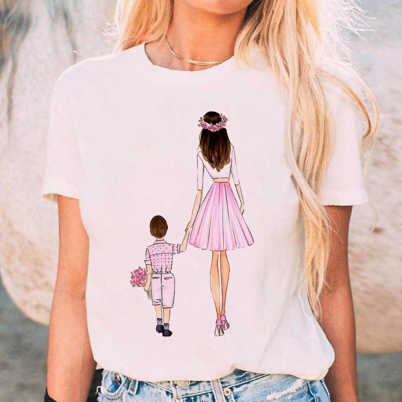 Женские футболки повседневные футболки с коротким рукавом летние женские мультяшные принты женская одежда женская графическая белая футболка женская футболка