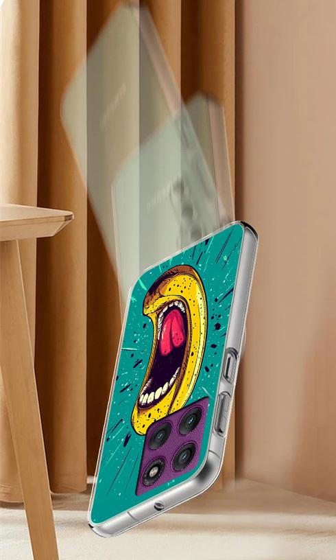 Etui Do Motorola Edge 60 Pro Obudowa Foto Case Plecki Banan + Szkło 9H