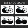Bike Cover, Bicycle Wheel Cover, Washable Elastic Bicycle Protective Gear Tire Package for Mountain, Road, MTB Bikes