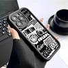 Мультяшная Черная Пазловая Лестница Защитный Чехол для iPhone 14/15/16/17 Pro Max