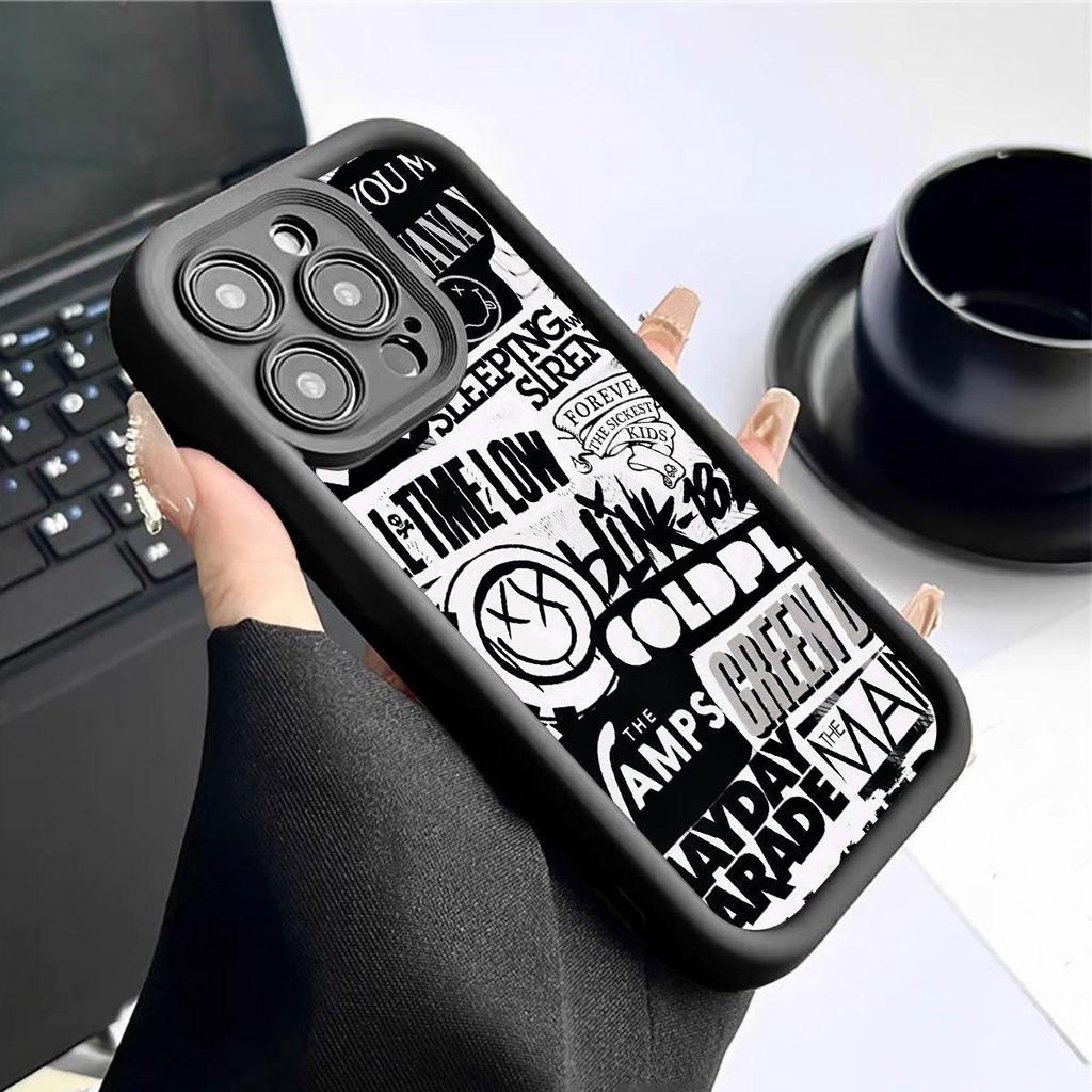 Мультяшная Черная Пазловая Лестница Защитный Чехол для iPhone 14/15/16/17 Pro Max