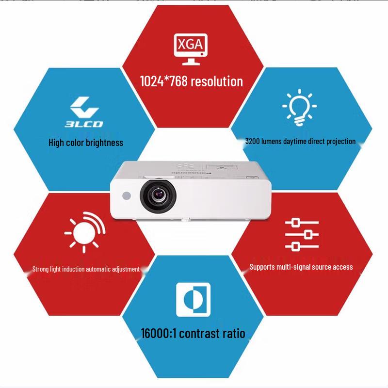 Panasonic PT-WX3201 3200 Lumens XGA Business Projector (CN version)