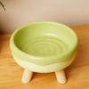 Plastic Donut-shaped 4-corner Anti-neck Spine Cat Bowls With Raised Stand Cat Small Dog Food Water Bowls Nonslip Pet Feeder Bowl