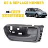 Interior Door Handle For 2004-2010 Toyota Sienna Front Right Passenger Side Gray