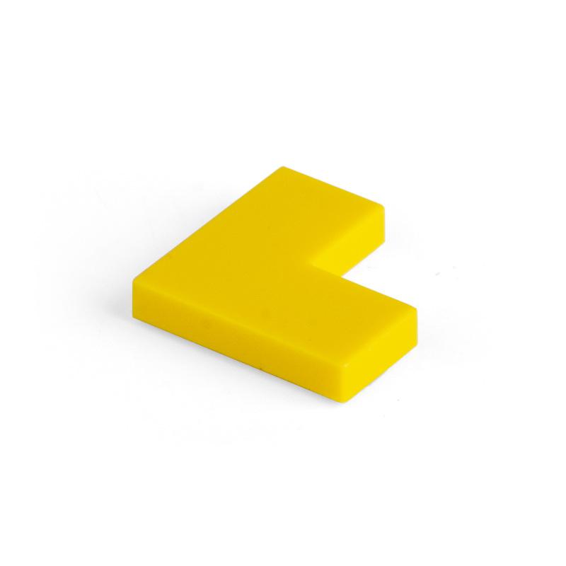 100pcs Matches DIY Build Brick Parts 14719 Tile 2 x 2 Corner Assembling Block Particle DIY Assmble Kid Puzzle Brain Toy Birthday Celebration Present