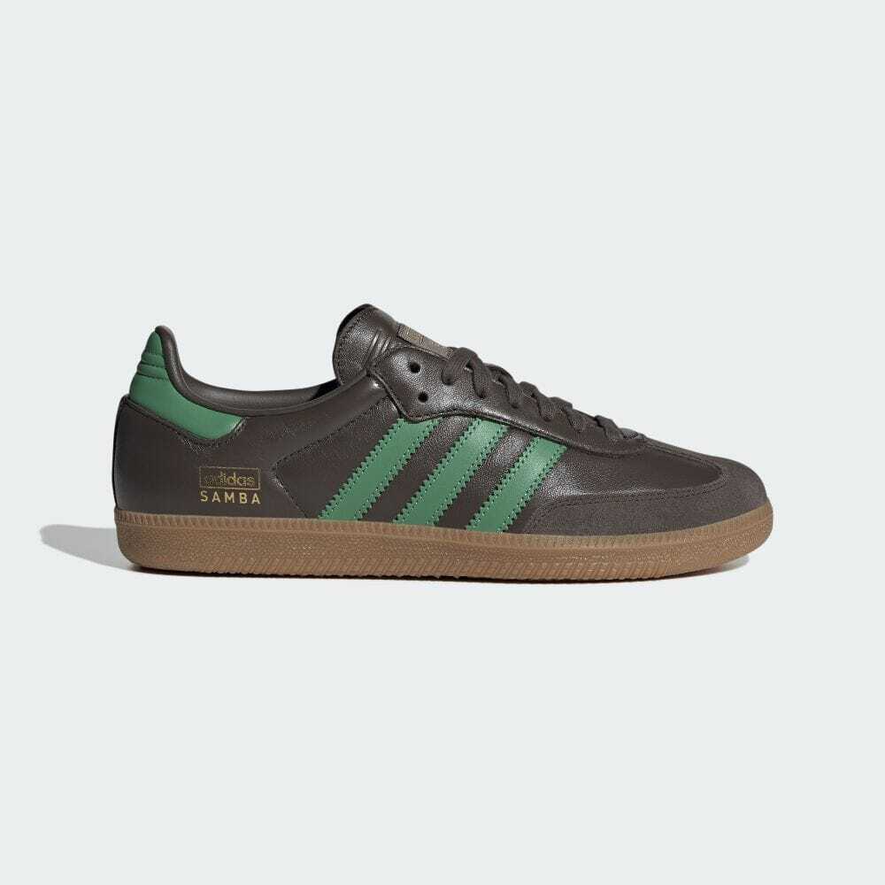 IG6175 adidas Originals Samba OG Shadow Olive Подержанные Зеленый Резина (Мужской)
