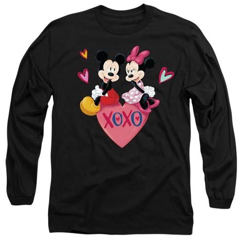 Mickey mouse Унисекс футболка для взрослых Xoxo Минни Маус на День святого Валентина