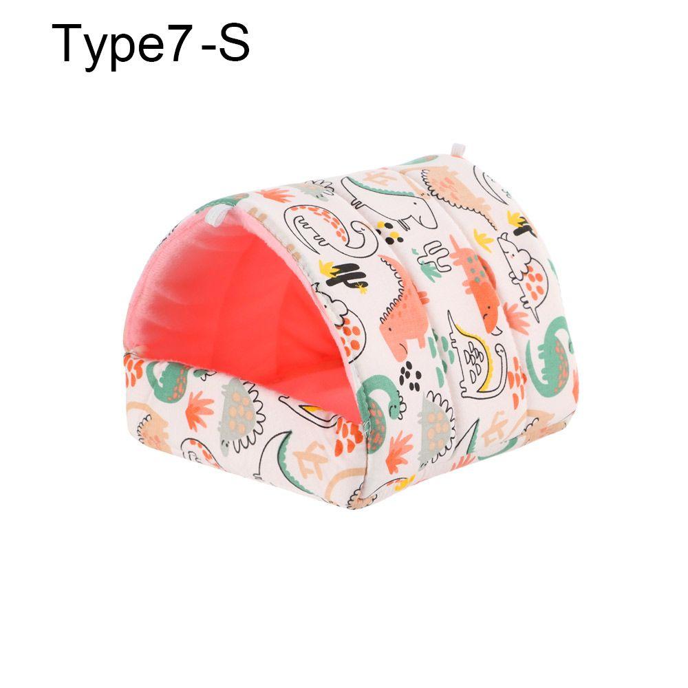 Cute Mini Cage Comfortable Winter Guinea Pig Nest Small Animal Sleeping Bed Warm Mat Hamster House