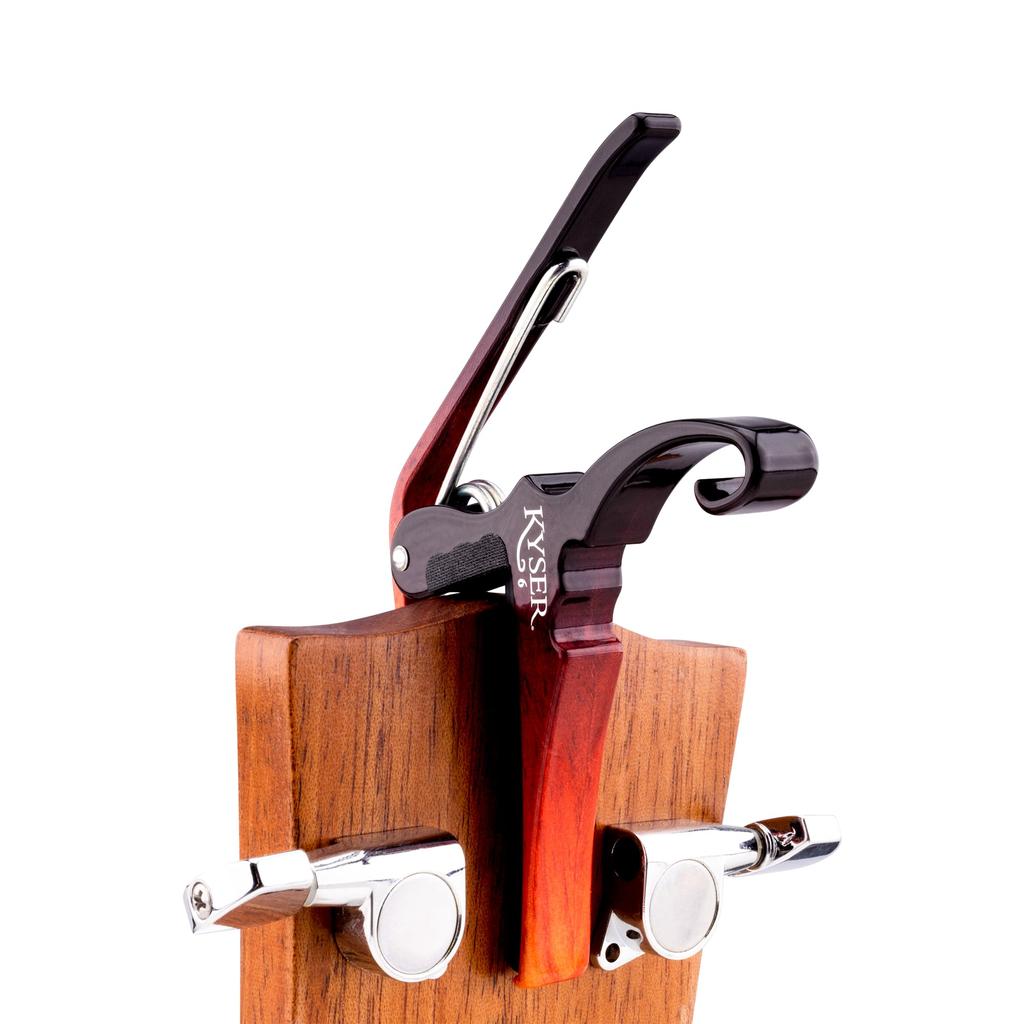 Kyser Quick Change Capo for Acoustic KG6SNB 6-String Guitar, Sunburst,