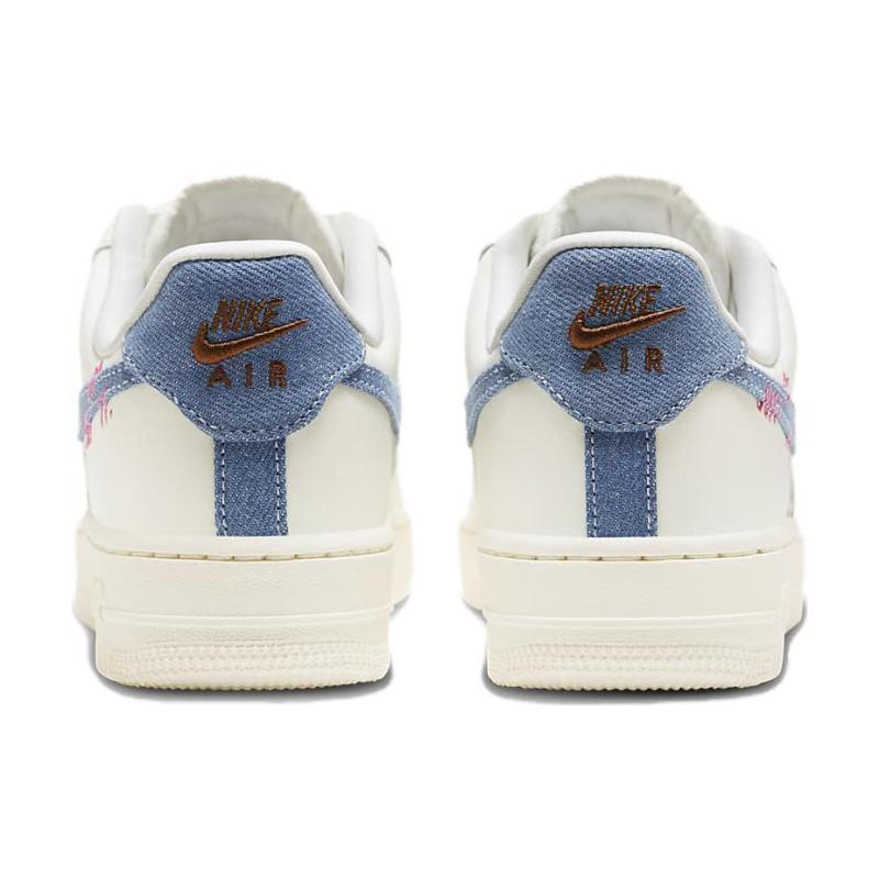Nike Женские кроссовки Air Force 1 Low '07 Lx Denim Swoosh Boucle FJ7740-141