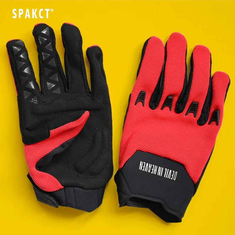 Spak Youth Cycling Gloves Spring and Summer Children's Mountain Bike Balance Bike Long Finger Shock Absorbing Gloves