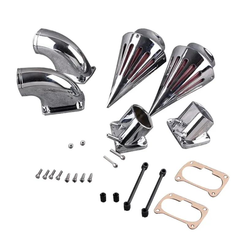 Chrome Motorcycle Spike Air Cleaner Filter Intake Assembly Replacement For Suzuki M109R Boulevard All Years