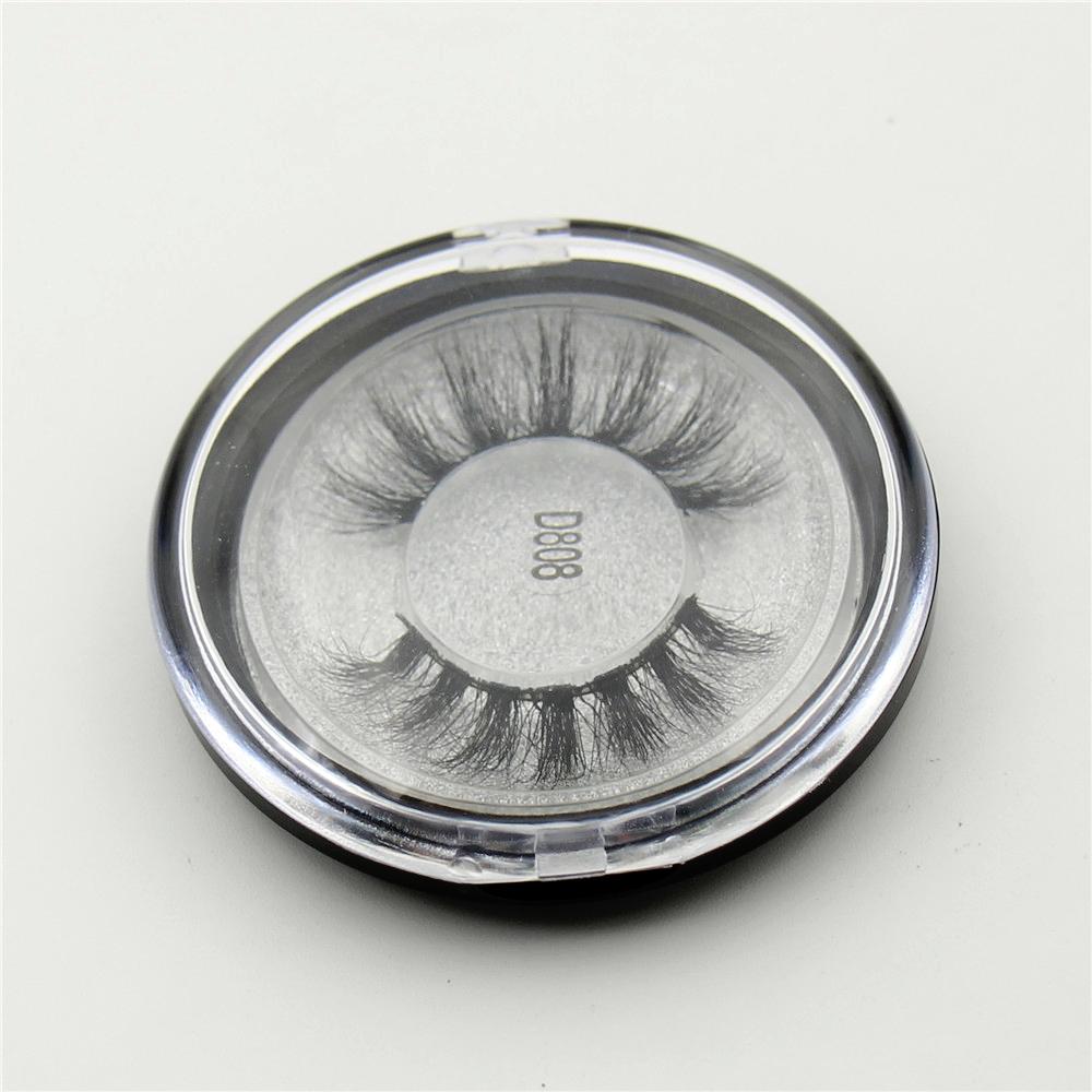 Eyelashes 3D Mink Lashes Cross Thick Natural Fake Eyelashes Professional Makeup Eye Lashes Dramatic False Eyelash Extension D808