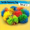 Rainbow Silicone Pom Pom Ball Kids Sensory Toy