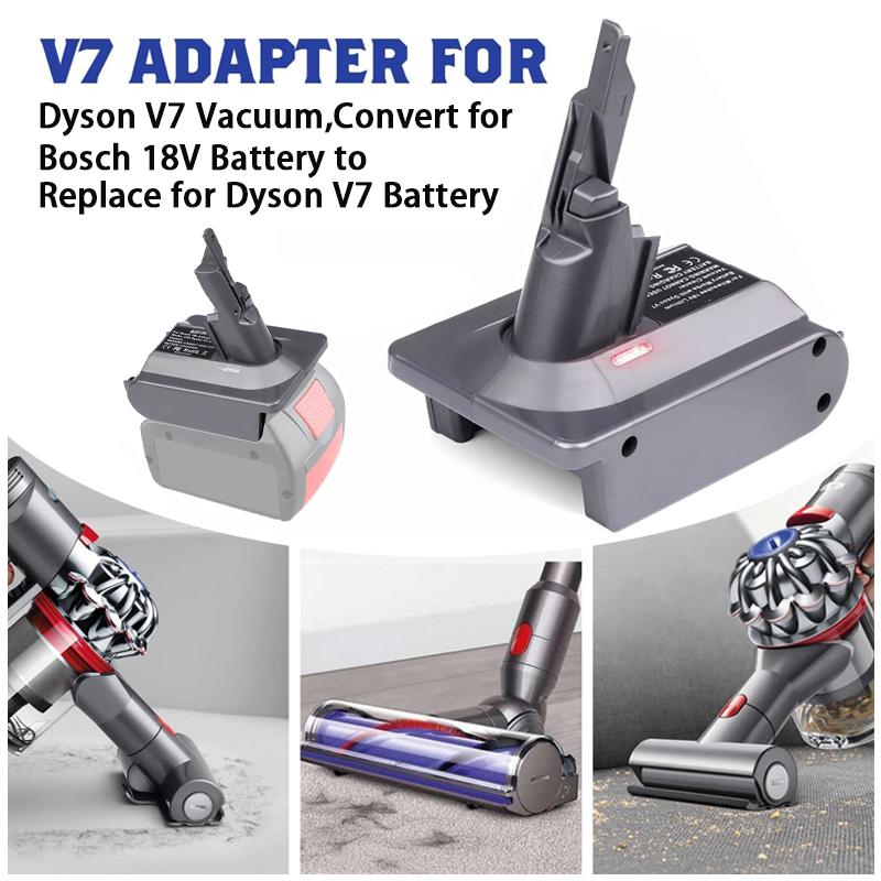 Адаптер для литий-ионного аккумулятора Bosch 18V BAT609 BAT618 для преобразования в аккумулятор Dyson V6 V7 V8 для использования с ручным пылесосом Dyson