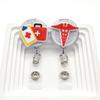 1pc Health Care Retractable Badge Reel Clips for Nurse Doctor Hospital Medical Workers Kawaii Business Card Holder Accessories