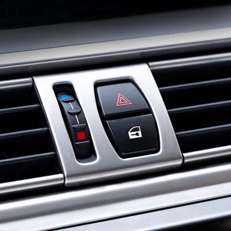 Car Styling Console Multimedia AC CD Panel Decoration Frame Cover Trim Strip Sticker For BMW 5 Series F10 Interior Accessories NM5