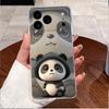 Для чехла iPhone 17 Pro Max iphone17 Прозрачный Люксовый Милый Чехол с Кроликом Любовь Мягкий Силиконовый Чехол для Телефона Для iPhone 17Pro Max Air Fundas