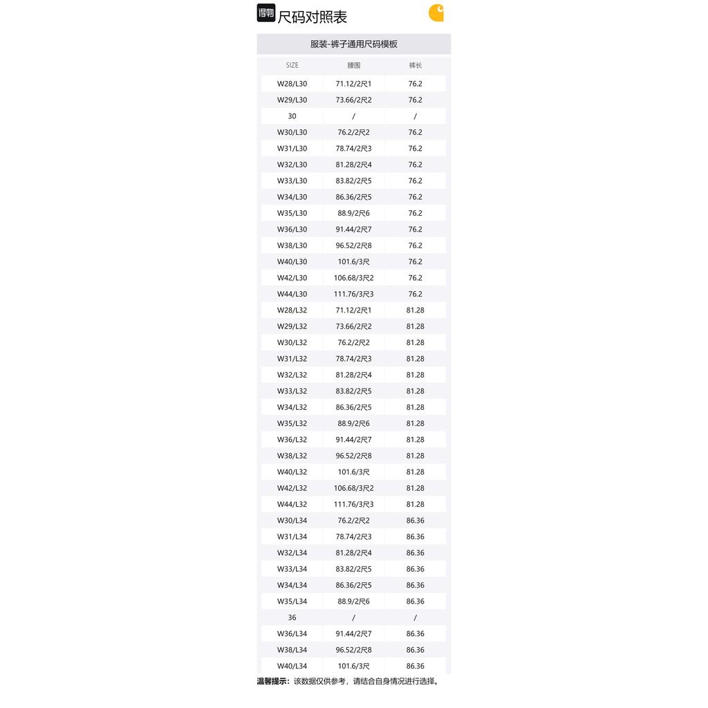 carhartt Брюки карго мужские умеренные B151