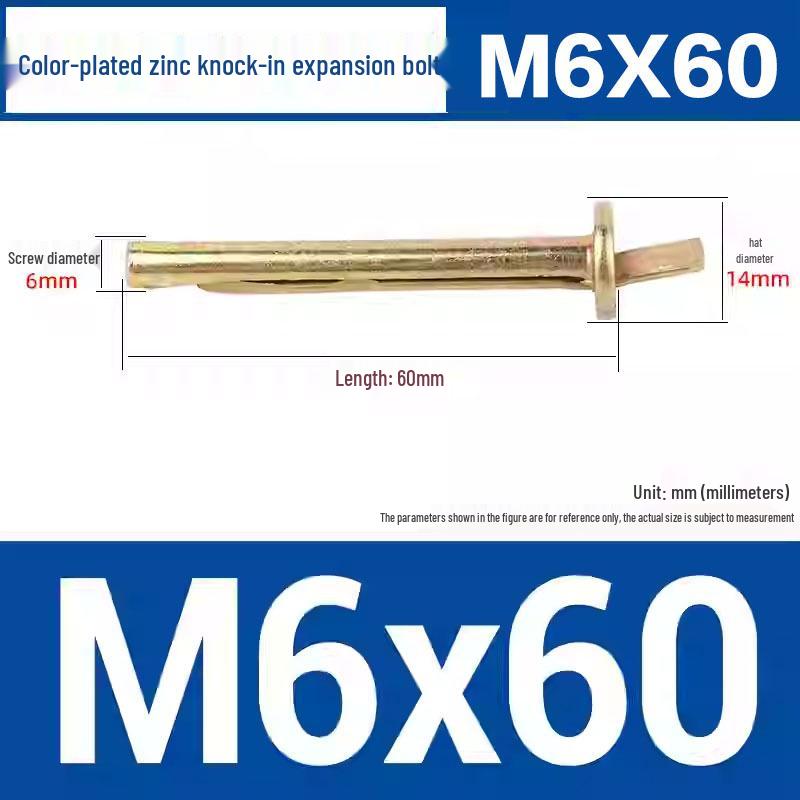 M6 Анкер-гвоздь для бетона с молотковым вбиванием