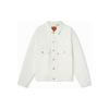 Levis Solid Color Long Sleeve Denim Jacket Men Jackets White A1988-0001