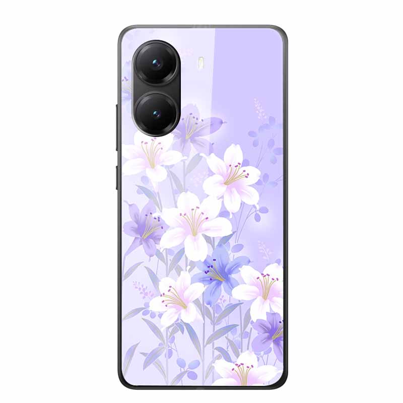 Glass Case For Poco X7 Pro Case X7Pro Hard Tempered Glass Back Cover Soft Bumper For Xiaomi Poco X7 Pro Case PocoX7 Pro Fundas