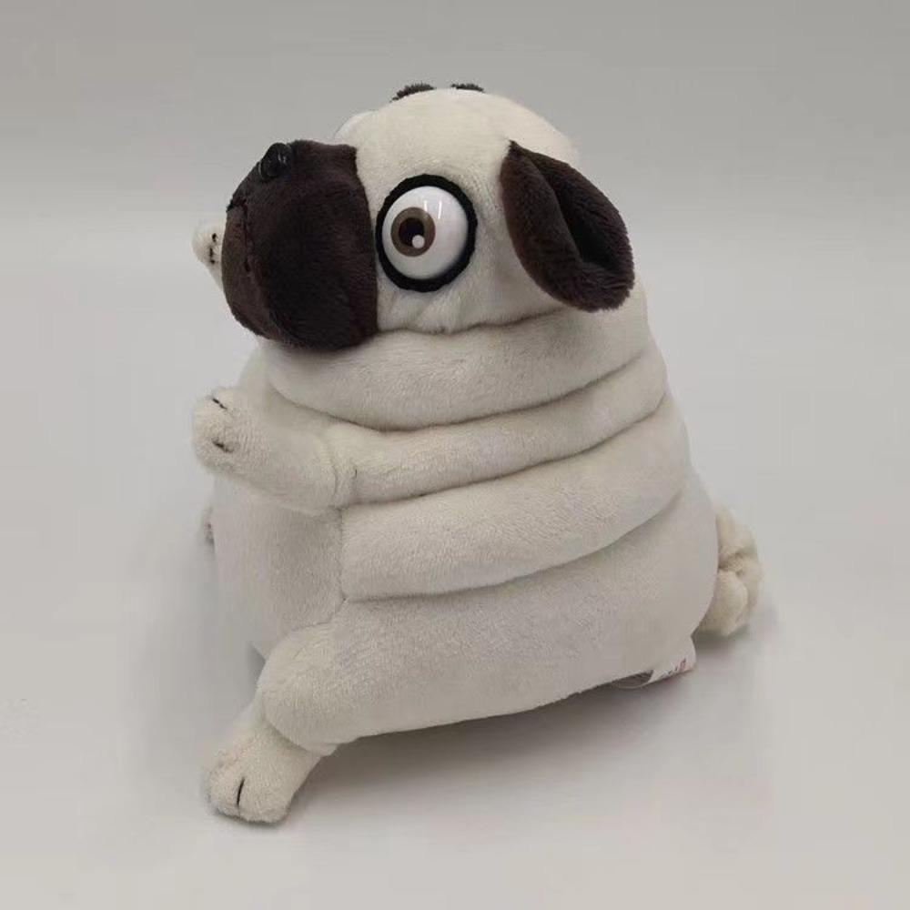 Dog Plush Pug Dog Octopus Sand Sculpture Puppy Cartoon Simulation Animal Model
