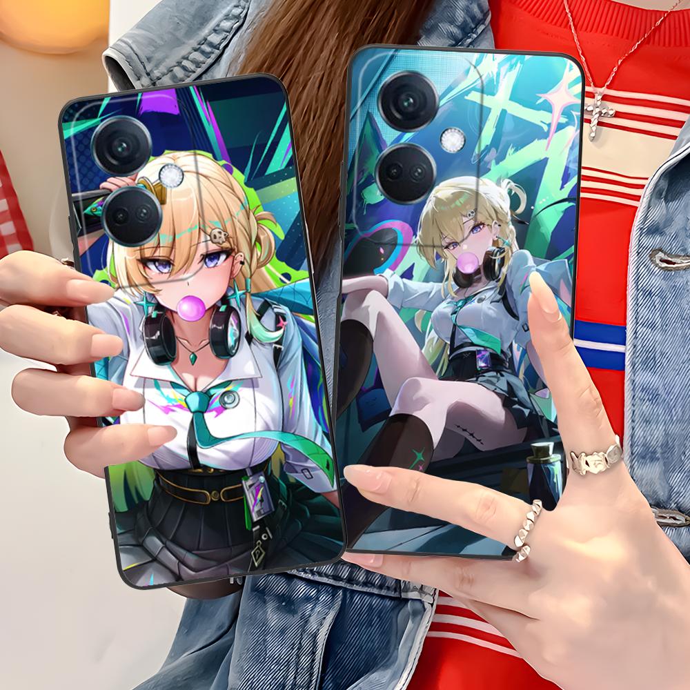 Чехол для телефона Wuthering Waves Lynae для OPPO Reno 14 13 12 11 10 9 8 7 6 5 F T Pro 5G Цветной печатный чехол Красивый роскошный чехол